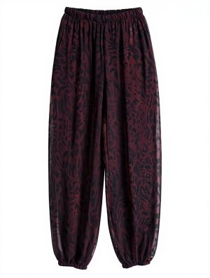 Pantalón Bombacho ALICIA- BERENJENA