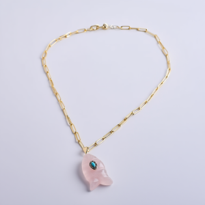 Gargantilla Pez /Cuarzo